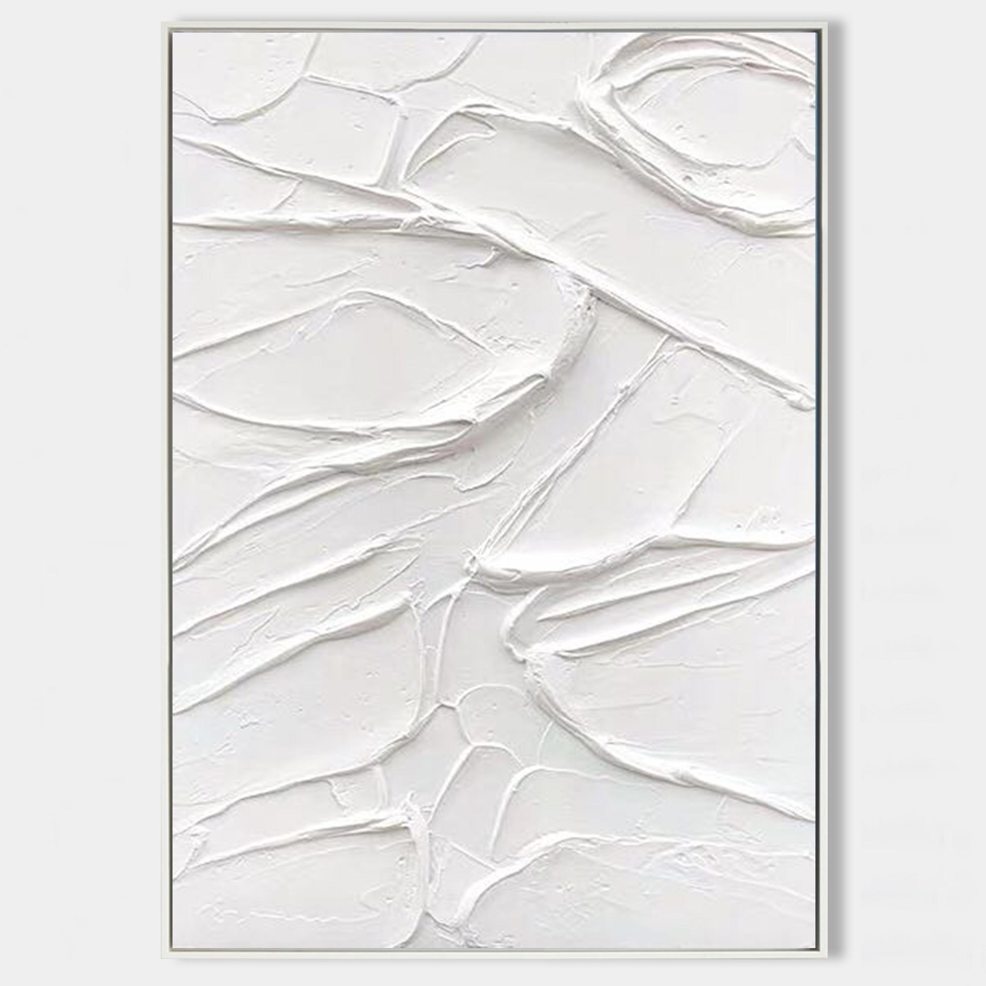 Modern Minimalist Impasto Abstract Painting CZ0052 - Viral Wall Art